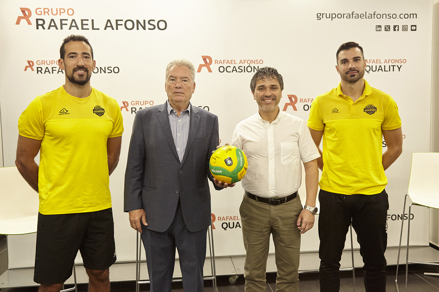 El CV Guaguas presenta el partido más importante de su historia con el Grupo Rafael Afonso