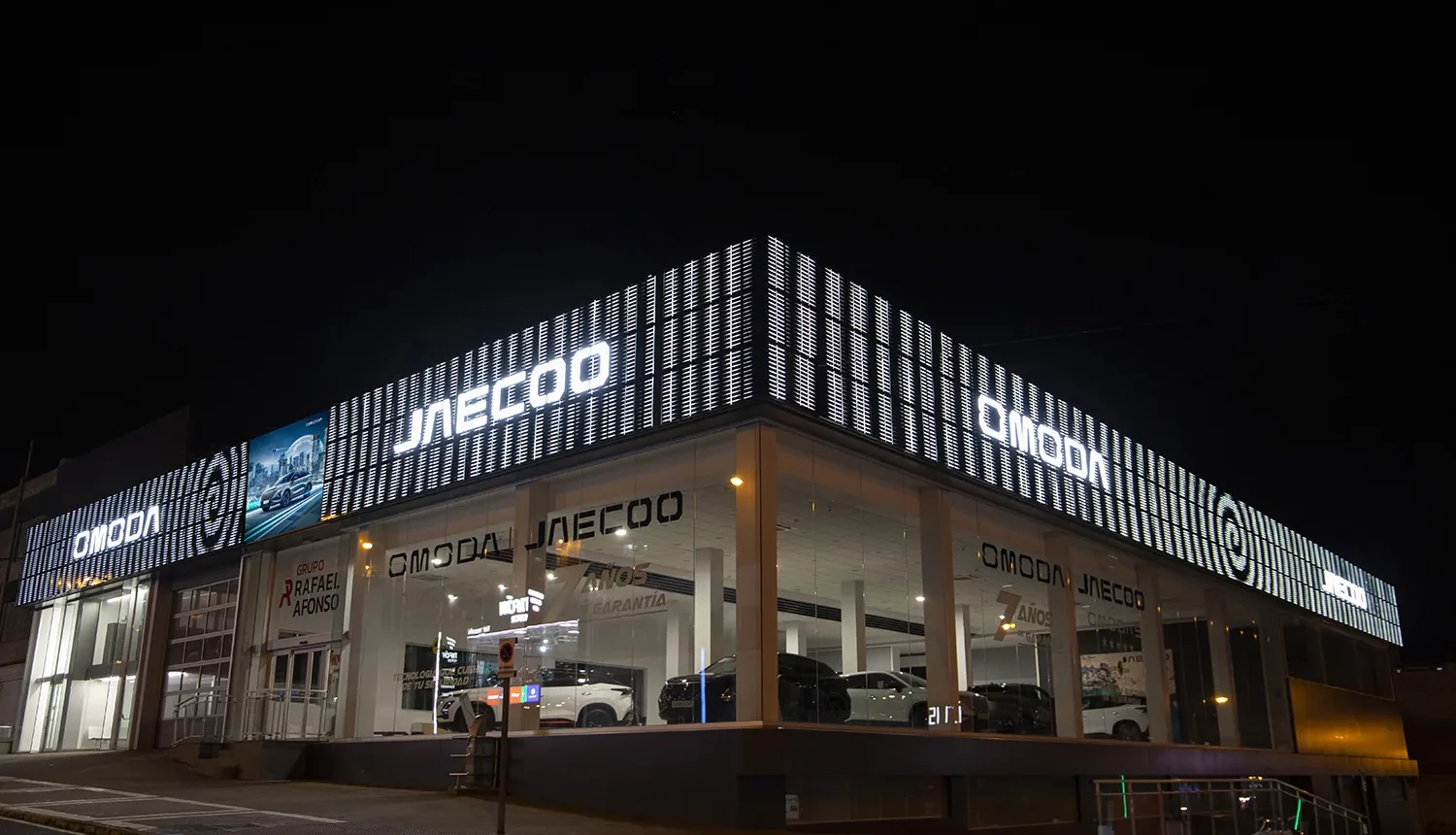 Fachada instalaciones Omoda & Jaecoo Canarias